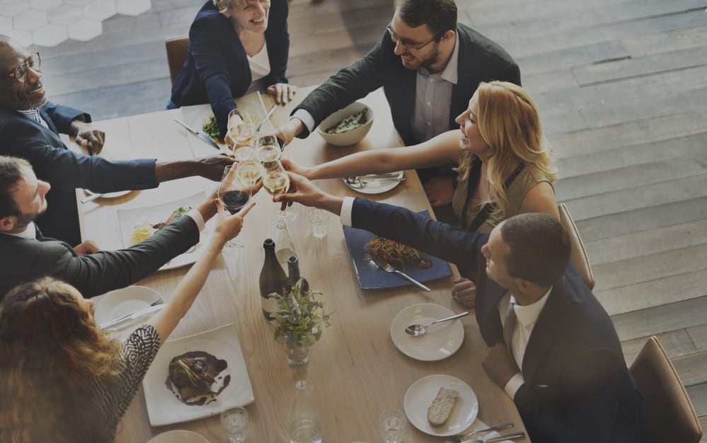 Mise en place d'un repas de fin d'année en entreprise