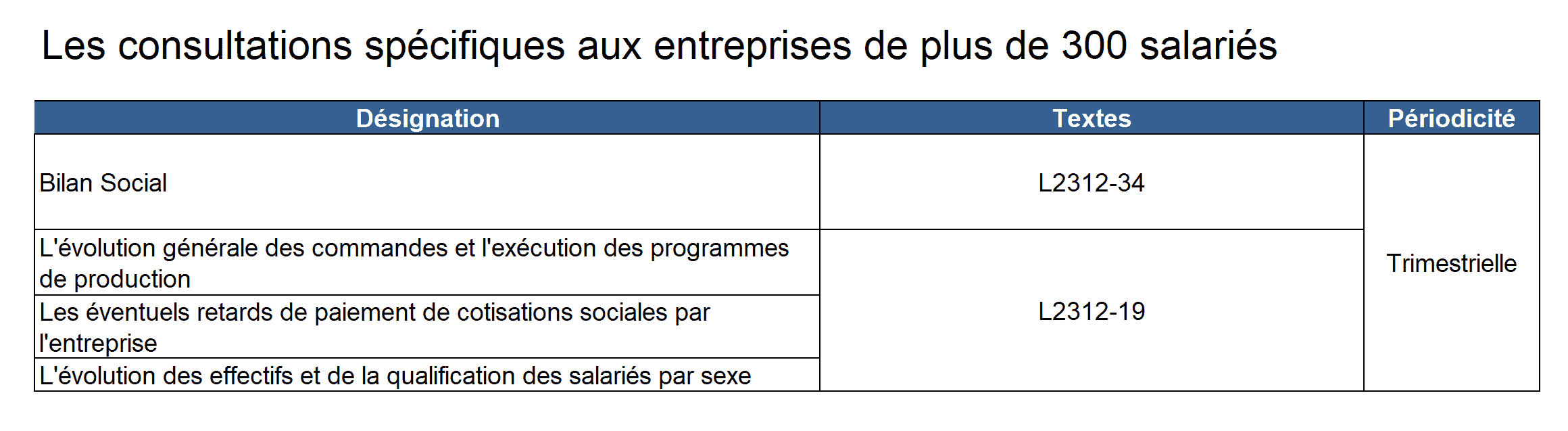 Les consultations CSE spécifiques aux entreprises de plus de 300 salariés