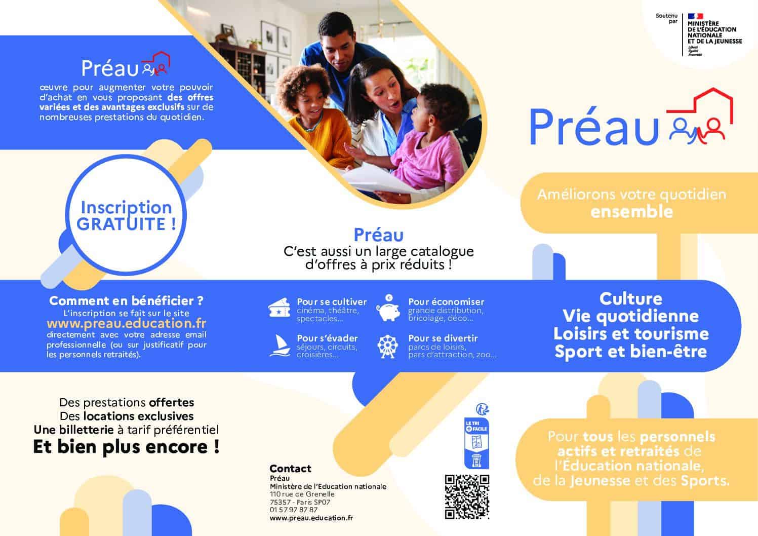 Preau programme Depliant